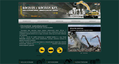 Desktop Screenshot of koczianeskoczian.hu
